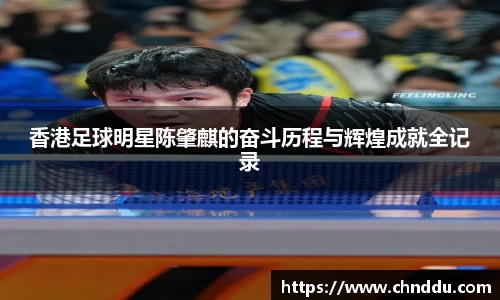 香港足球明星陈肇麒的奋斗历程与辉煌成就全记录